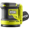 Ryobi Levigatrice Rotorbitale 18V ONE+, Diametro Disco 125mm, Velocità 10.000 Giri/Minuto, Diametro Orbita 2.5mm, 20.000 Oscillazioni al Minuto, Senza Batteria e Caricatore, RROS18-0