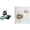 Bosch Professional Aspiratore Industriale Gas 35 M Afc + 5x Sacchetto Filtrante in Tessuto Non Tessuto, di Ricambio per GAS 35 L AFC/SFC+/M AFC