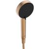 Ideal Standard Idealrain Alu+ Doccetta multifunzione, con due tipi di getto tramite selettore rotante, soffione doccia a risparmio idrico con ugelli EasyClean - Bronzo (100x56x232 mm)