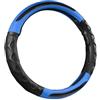 ROERPPM Coprivolante per auto con seta di ghiaccio, universale, 33 cm, in microfibra traspirante, antiscivolo, caldo in inverno e fresco in estate (viola) (marrone) (blu)
