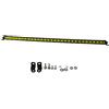 Willpower Barra LED 4x4 Barra Luce de Led Ambra Gialla 76cm 150W Faretto Faro Luci da Lavoro Led 12V 24V 6000K Fendinebbia Impermeabile Luci Off Road per Fuoristrada Auto Camion Barca Moto
