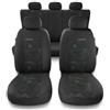 Mossa Coprisedili compatibili con Ford Fusion (2002-2012) - fodere sedili auto - set coprisedili auto universali - UNE-GR