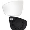 Mingke Vetro Specchio Retrovisore Riscaldabile Lato Sinistro per VW Polo 6R 6C 2009-2017 UP dal 2016