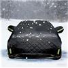 LIZHELYH Telo Antigrandine per Auto per Volvo V50 (2004-2012), Telo Copriauto Imbottita Anti-Neve e Anti-UV, Impermeabile Anti-Neve, Anti-Graffio, Antivento per quattro stagioni -Lf8