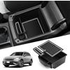 WEIPIN Compatibile con VW Ti guan2 SWB LWB 2016-2022 2023/Seat Tarraco 2019+ Vano Portaoggetti da Bracciolo, Braccioli Organizer, Ti guanBraccioli per Console Accessori (bianco)