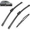 HAVERN Tergicristalli per Alfa Romeo 147 937 2005-2010 22+16+13.8, Set di spazzole tergicristallo Anteriori e Posteriori Spazzole di ricambio Tergicristallo Set