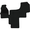 Alpha-Tex Produktions- und Handels GmbH Tappetini adatti per Mercedes Sprinter Tipo W901-905 2-Sitzer (Costruzione 2000-2006), Hit nero | 1 pz. | Bordo grigio