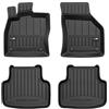 FROGUM ProLine 3D Esclusivi Tappetini auto in gomma su misura per Skoda Octavia IV dal 2019/Octavia III 12-2020 I I bordi più alti