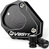 JHYBDP Piastra Di Appoggio Per Cavalletto Laterale Moto Per GUZZI V85TT V 85 TT V85 2020 2021 2022 2023 Estensione E Allargamento Base Moto Cuscinetto Estensione Cavalletto Laterale(Nero 1)
