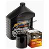 GZM Kit Tagliando Spectro Olio Motore 20W-50 + Filtro Olio Nero x Harley Sportster dal 1984 ad Oggi; Dyna Softail Touring V-Rod dal 1984 al 1999