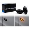 Esselle Parts Coppia Frecce Laterali Nero Fumé Statiche a LED per Citroen C2 C3 Picasso C1 MK1 C1 MK2 C3 MK1 Xsara Picasso C4 SpaceTourer Jumpy MK3, Plug and Play Canbus Nessun Errore