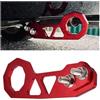 GLSOWEE Gancio di traino universale per auto, in lega di alluminio, gancio per rimorchio per paraurti posteriore, accessorio decorativo per la maggior parte delle auto, SUV, camion (rosso)
