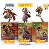 BANDAI Ichiban Kuji ONE PIECE Elbaf GIANT BASH! A Rufy B Usopp C Nami Figure Set di 3