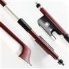 VINGOBOW Brazilwood - Archetto per violoncello da 1/4 di pollice, 56 cm, in ebano, crine di cavallo bianco mongolo, ben bilanciato, tono dolce