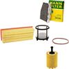 Mann-Filter Service Paket mit 1x Luftfilter C35154, 1x Innenraumfilter CUK2939, 1x Kraftstofffilter PU50Z, 1x Ölfilter HU719/7X