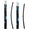 VALEO EVERGUARD - Premium - Un Kit di Spazzole Tergicristallo Flat Blade in Silicone VSF75+VSF70 - Lunghezze: 750mm+700mm - Anteriore (Confezione da 2)