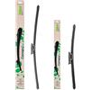 Valeo Coppia Di Spazzole Tergicristallo Flat Blade Fatte Di Materiali Naturali E Riciclati CAN52+CAN16, Anteriore, Lunghezze: 500mm+350mm, (Pack da 2)