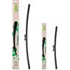 Valeo Coppia Di Spazzole Tergicristallo Flat Blade Fatte Di Materiali Naturali E Riciclati CAN86+CAN15, Anteriore, Lunghezze: 650mm+350mm, (Pack da 2)