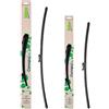 Valeo Coppia Di Spazzole Tergicristallo Flat Blade Fatte Di Materiali Naturali E Riciclati CAN91+CAN86, Anteriore, Lunghezze: 700mm+650mm, (Pack da 2)