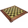 Italfama Scacchiera In Legno 52x52Cm Effetto Ottone Lusso Fabbricata In Italia