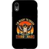 Back to School First Day Falcons Vintage Custodia per iPhone XR I'm Ready to Crush 3rd Grade Falcon occhiali da sole retrò divertente