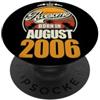 FernwehFarben Studio Geburtstage Grande da agosto 2006 20° compleanno frase 20 anni PopSockets PopGrip Adesivo