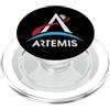 Officially Awesome Space Merch by Witty Programma NASA Artemis Logo LT Stiamo andando Luna a Marte 2024 PopSockets PopGrip per MagSafe