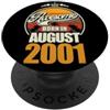 FernwehFarben Studio Geburtstage Grande da agosto 2001 25° compleanno frase 25 anni PopSockets PopGrip Adesivo