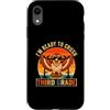 Back to School First Day Hawks Vintage B Custodia per iPhone XR I'm Ready to Crush 3rdGrade Hawk Occhiali da sole retrò divertenti