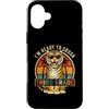 Back to School First Day Tigers Vintage Custodia per iPhone 16 Plus Occhiali da sole con tigre di terza elementare I'm Ready to Crush