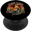 Back to School First Day Mustangs Boys G I'm Ready to Crush 3rd Grade Mustang Occhiali da sole divertenti retrò PopSockets PopGrip Adesivo