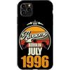 FernwehFarben Studio Geburtstage Custodia per iPhone 11 Pro Max Grande da luglio 1996 30° compleanno frase 30 anni