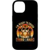 Back to School First Day Tigers Vintage Custodia per iPhone 14 Occhiali da sole con tigre di terza elementare I'm Ready to Crush, retro divertente