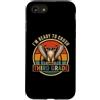 Back to School First Day Falcons Vintage Custodia per iPhone SE (2020) / 7/8 I'm Ready to Crush 3rd Grade Falcon occhiali da sole divertenti retrò