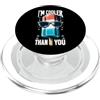 Funny Jokes On You Cooler Than You Rosso Bianco Blu 4 luglio Frozen Ice Pop PopSockets PopGrip per MagSafe