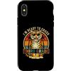 Back to School First Day Tigers Vintage Custodia per iPhone X/XS Occhiali da sole con tigre di terza elementare I'm Ready to Crush