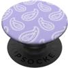 TrendyGrips Foulard Motivo Paisley Lilla Viola Etnico Boho A Goccia PopSockets PopGrip Adesivo