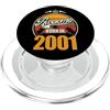 FernwehFarben Studio Geburtstage Fantastico dal 2001 per il 25° compleanno con frase per 25 anni PopSockets PopGrip per MagSafe