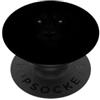 Lion Lovers & Dark Big Cat Apparel Ritratto realistico scuro del volto di leone PopSockets PopGrip Adesivo