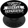 The Greatest Quotes Of All Time Apparel Il sogno è gratis citazione motivazionale PopSockets PopGrip Adesivo