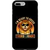 Back to School First Day Lions Vintage B Custodia per iPhone 7 Plus/8 Plus Occhiali da sole con leone di terza elementare I'm Ready to Crush, retro divertente