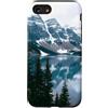 Nature Landscape Art Studio Custodia per iPhone SE (2020) / 7/8 Paesaggio scenico di riflessione montagna neve lago alpino