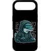 coder cyber hoodie dolphin code dolphin Custodia per iPhone Air Coder Dolphin con cappuccio