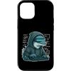 coder cyber hoodie dolphin code dolphin Custodia per iPhone 12/12 Pro Coder Dolphin con cappuccio