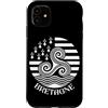 Brittany Celtic Culture Custodia per iPhone 11 Simboli della Bretagna, Francia Breton Pride Triskel