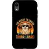 Back to School First Day Rams Vintage Bo Custodia per iPhone XR I'm Ready to Crush 3rd Grade Ram occhiali da sole retrò divertente cool