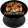 Back to School First Day Mustangs Boys G I'm Ready to Crush Kindergarten Mustang Occhiali da sole divertenti PopSockets PopGrip Adesivo