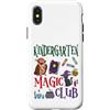 V8Shop Back To School Kindergarten Custodia per iPhone X/XS Scuola materna Magic Club Halloween Scuola Studente Insegnante