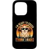 Back to School First Day Rams Vintage Bo Custodia per iPhone 15 Pro I'm Ready to Crush 3rd Grade Ram occhiali da sole retrò divertente cool