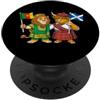 Scotland Cameroon Heritage Bandiera Scozia Camerun Radici scozzesi-camerunesi Eredità PopSockets PopGrip Adesivo